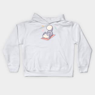 Yoga Cat Kids Hoodie